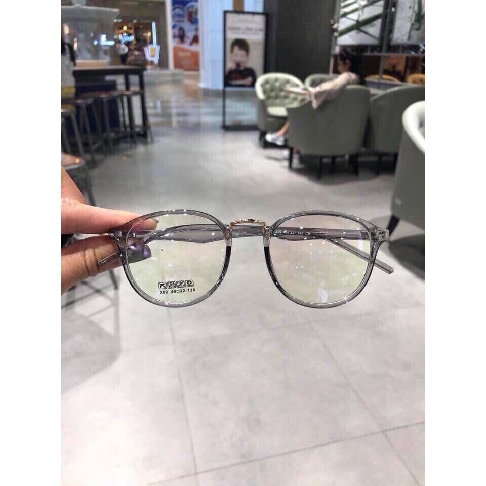 Gọng kính cận Hàn Quốc 209 form bầu cực kỳ dễ thương trong suốt siêu sang chảnh (209) - Gọng dẻo hàn quốc 209 | BigBuy360 - bigbuy360.vn