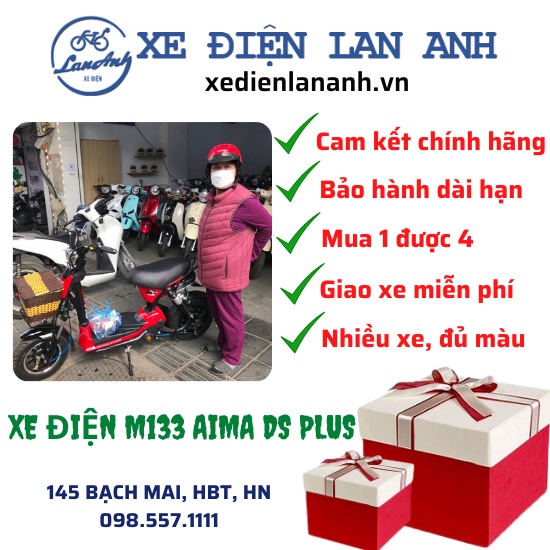 Xe Điện M133 Plus - Bảo hành chính hãng lên tới 3 năm, ship toàn quốc