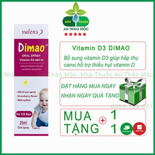 Dimao Vitamin D3 Dạng Xịt Tăng Cường Hấp Thu Canxi Giúp Bé Phát Triển Toàn Diện