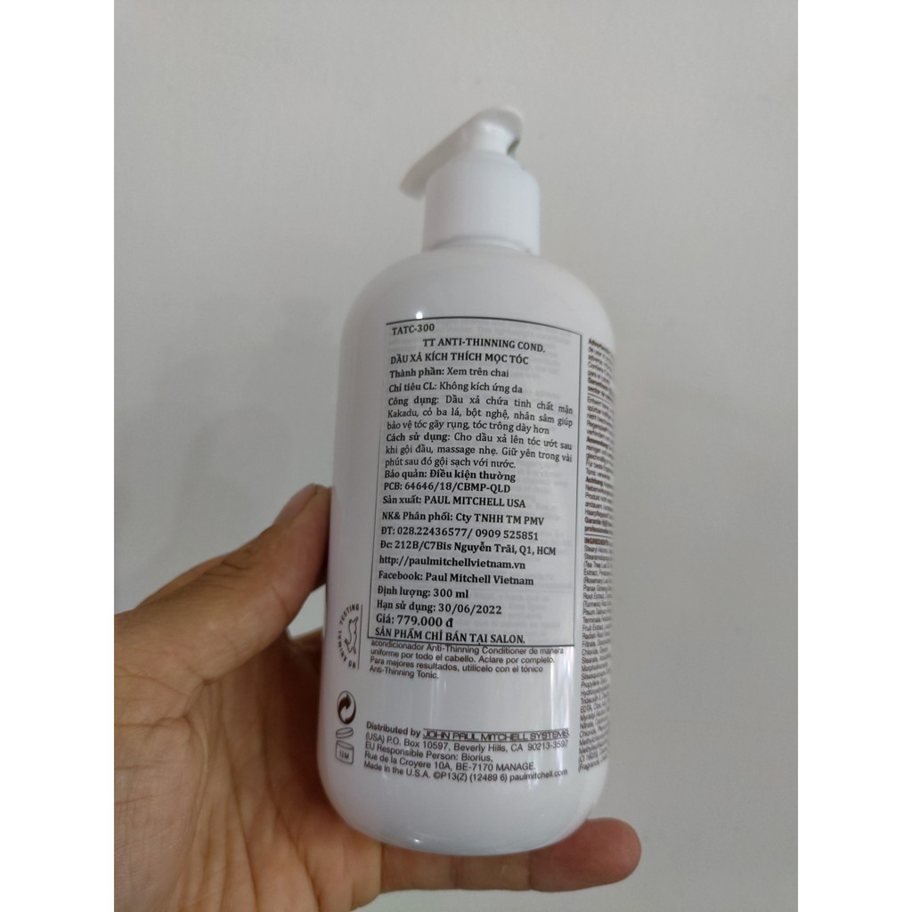 ✅ Hàng_Chính_Hãng_100%✅ Dầu xả kích thích mọc tóc Scalp Care Anti Thinning Conditioner Paul Mitchell 300ML-1000ML