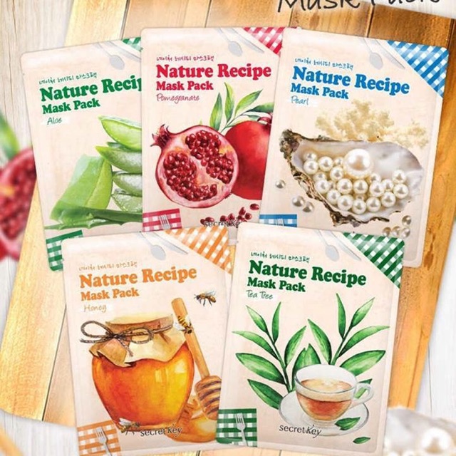 Mặt nạ dưỡng da toàn diện Secret Key Nature Recipe Mask Pack 