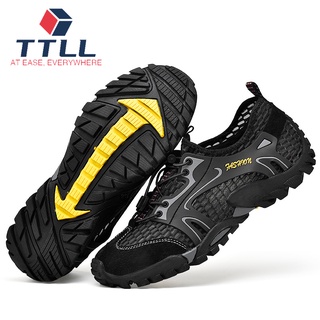 Giày thể thao leo núi cỡ lớn 39-50 màu xanh lá/ đen/ xám thời trang cho nam