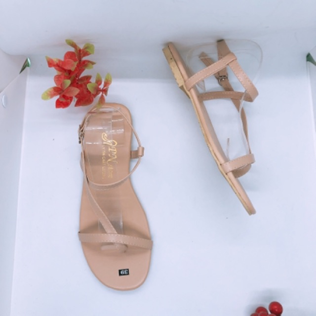 [FREESHIP_70K] Sandal đế bệt dây mảnh chéo