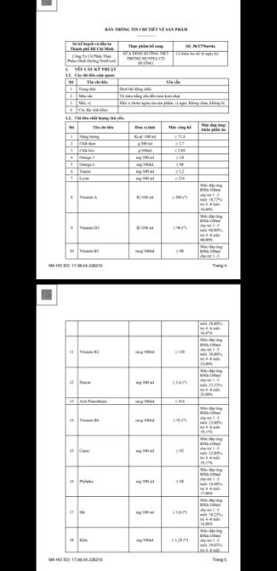Thùng sữa NUVITA 180ml 48 hộp 180ml