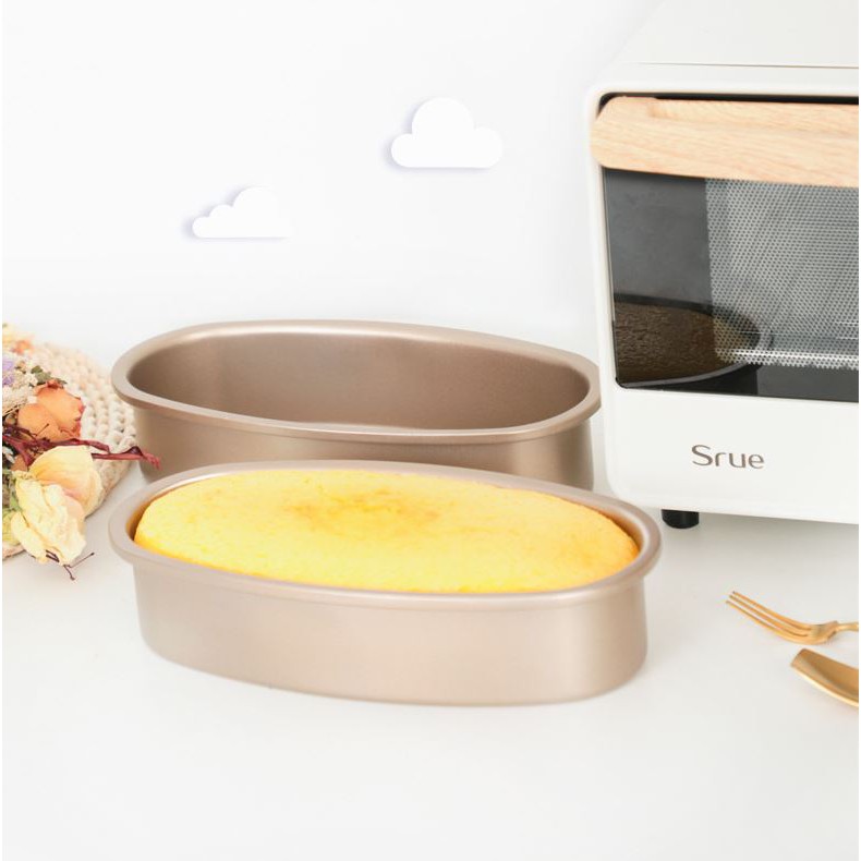 Khuôn Oval - Nướng Bánh Mì - Bánh Bông Lan - Flan - Chống Dính GB247