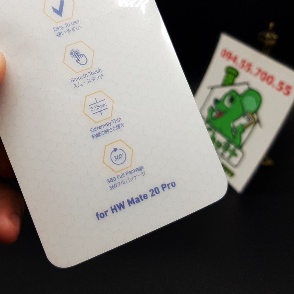 [Mặt Sau] Dán CL Dẻo PPF Huawei Mate 20 PRO Cường Lực Dẻo Trong Suốt/ Nhám