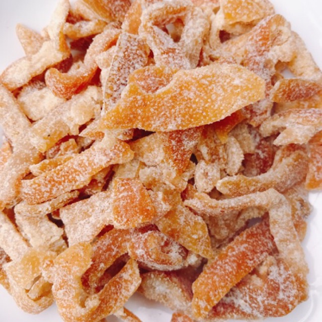 Quất trần bì sấy cam thảo hộp 250g VasEco Farm