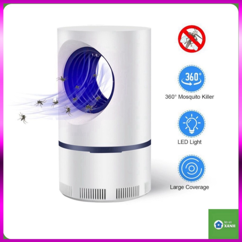 Đèn Bắt Muỗi Hình Trụ Cổng Usb - Máy Bắt Muỗi Thông Minh Diệt Côn Trùng Nhanh Gọn