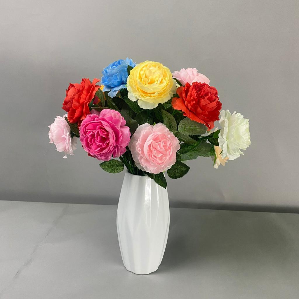 Hoa giả Hoa hồng lụa Trang trí nhà cửa Decor phòng Phụ kiện chụp ảnh - Mina Flower