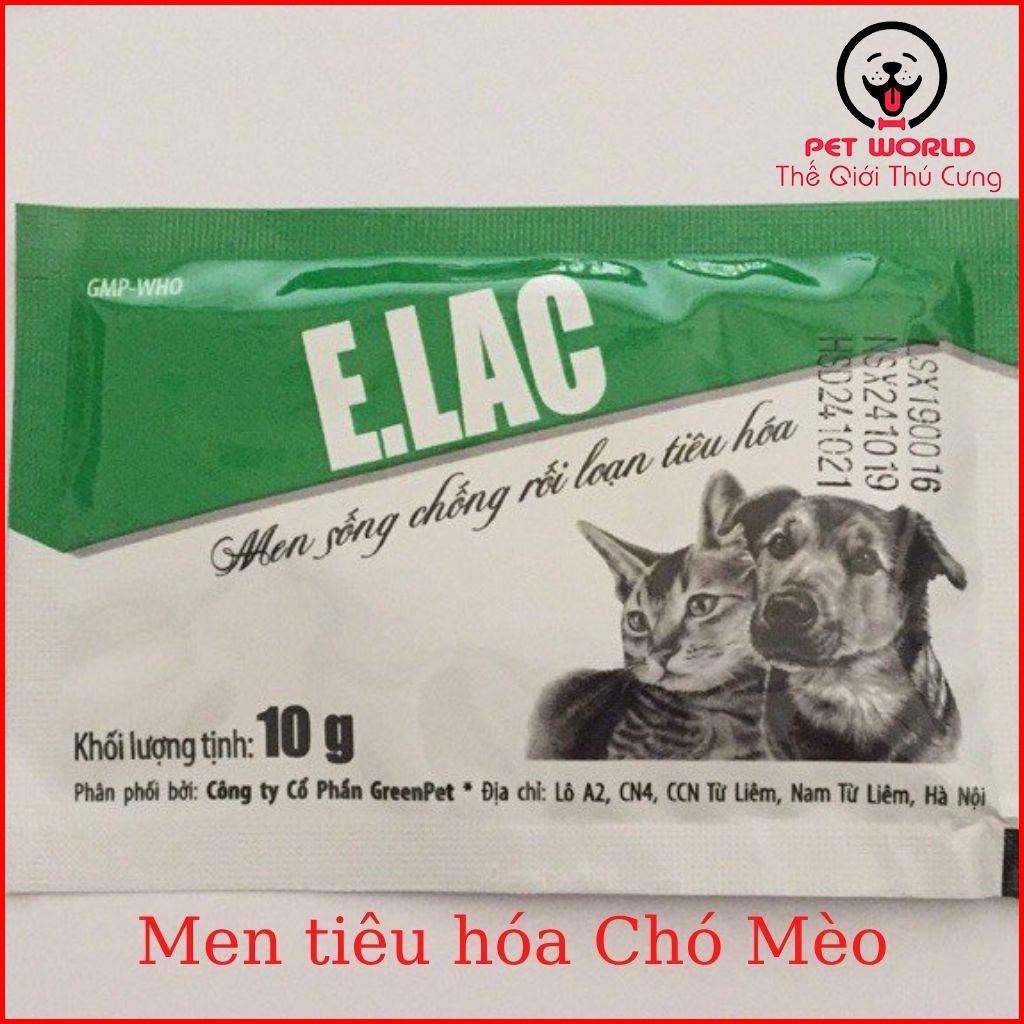 Men tiêu hóa Elac cho chó mèo gói 10g