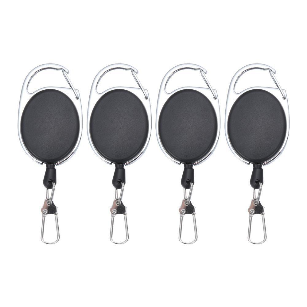 Set 1 / 4 Giá Đỡ Thẻ ID Bằng Hợp Kim Kẽm Thu Gọn Được Tiện Lợi