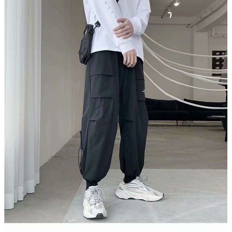 Quần jogger nam túi hộp unisex