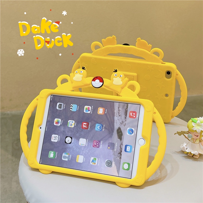 Ốp Máy Tính Bảng Silicone Có Tay Cầm Cho iPad Mini 1 2 3 4 5 6 Air 9.7" 10.2" 5th/6th/7th/8th/9th Gen Pro 10.5" 10.9" 11" 2017/2018/2019/2020/2021