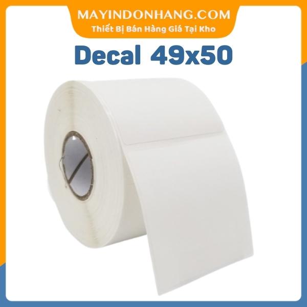 Decal in vận đơn GHTK 49x50 25M Gần 500 Tem