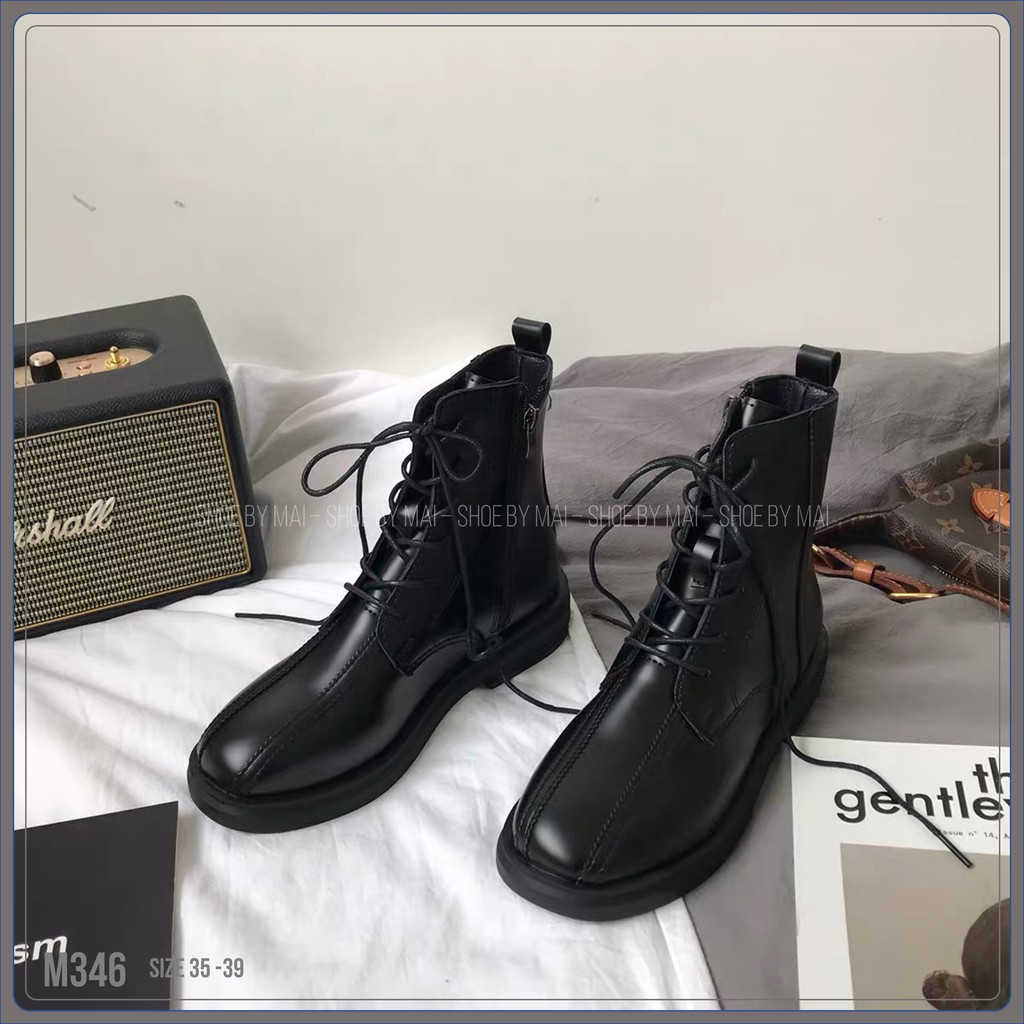 Giày boots nữ, giày nữ cá tính M346 SHOEBYMAI