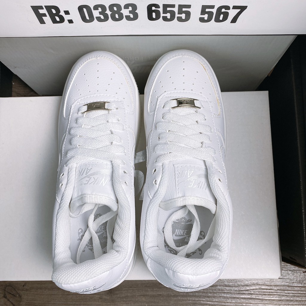 Giày thể thao Af1 trắng [ FULL BOX BILL] Giày sneaker air force 1 nam nữ siêu hot dễ phối đồ | BigBuy360 - bigbuy360.vn