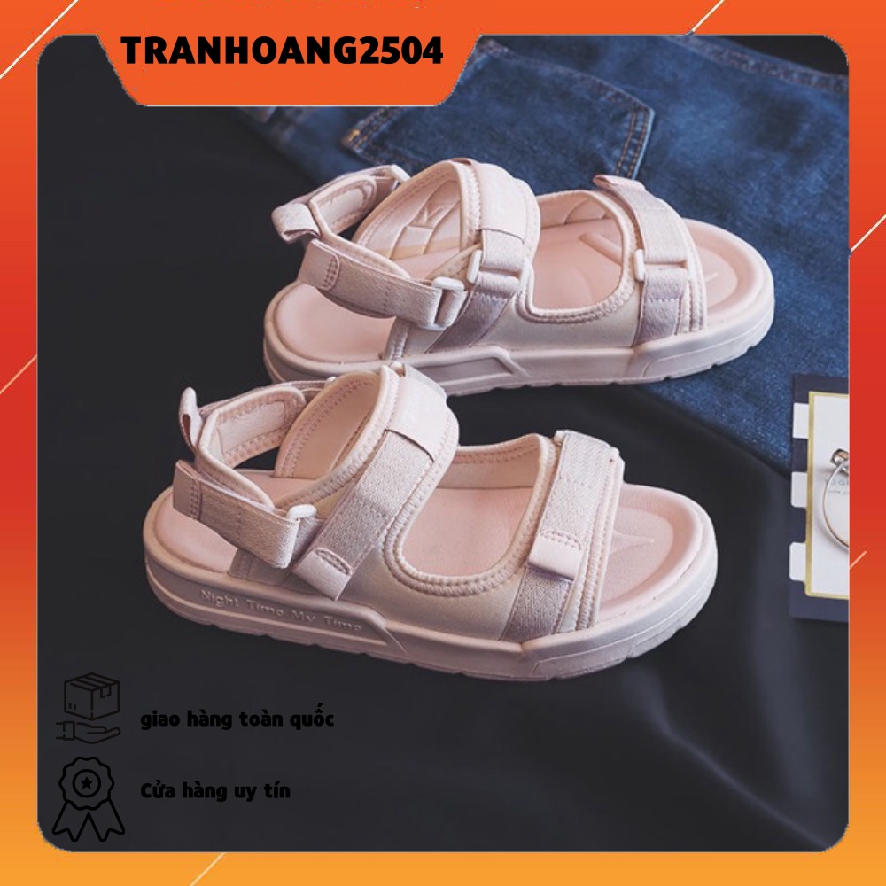 CÓ SẴN Dép sandal hothit 2 quai ba màu ( dép nhỏ tăng 1 sz) [ HÀNG CHUYÊN BÁN SHOP ]