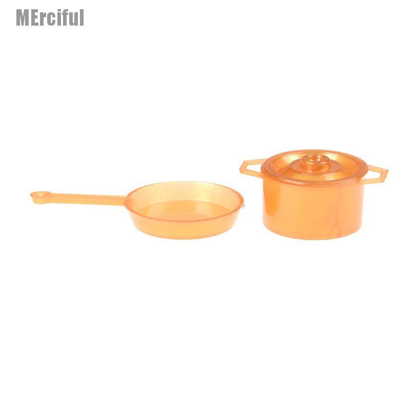 Set 10 Dụng Cụ Nhà Bếp Mini Cho Nhà Búp Bê