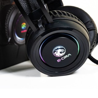 Tai Nghe Gaming Chụp tai Edra EH410 PRO có mic âm thanh giả lập 7.1 led RGB - Hàng chính hãng BH 24 tháng