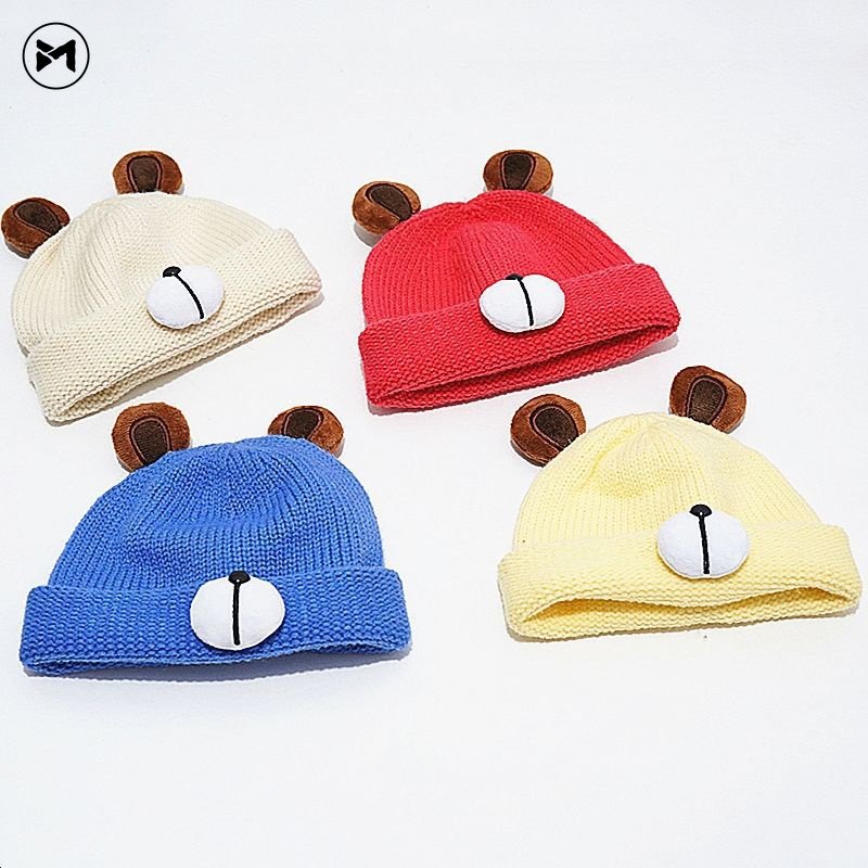 2022 New Arrival Baby Cartoon Baby Wool Hats for Men and Women Baby Wool Hats Cartoon Knitted Hats (2-20 Months)