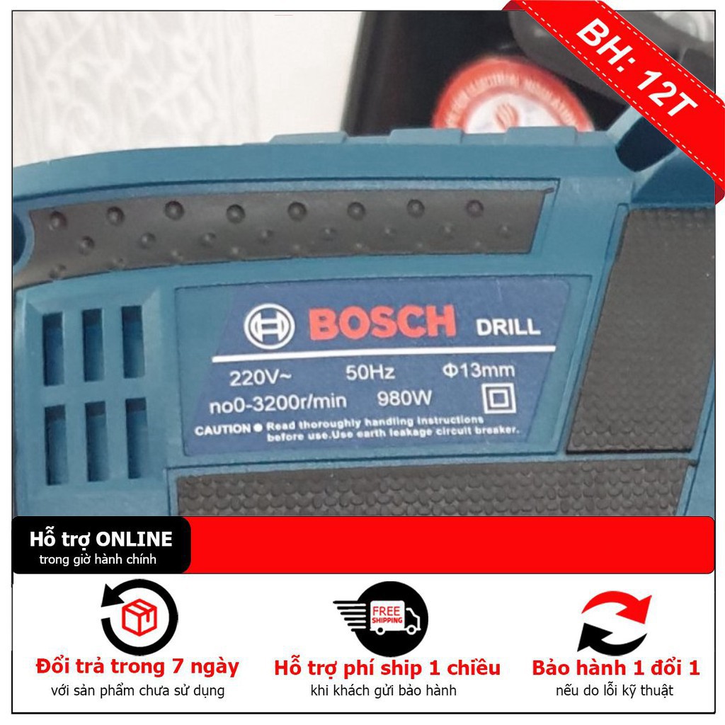 [hàng cao cấp] BỘ MÁY KHOAN BOSCH 980W - RẤT MẠNH [bảo hành chính hãng]