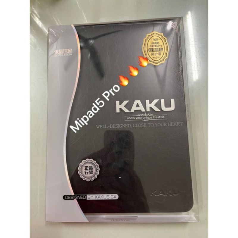 Bao da Kaku nắp gập cho Xiaomi Mi Pad 5 - Mi Pad 5 Pro dựng bàn chính hãng