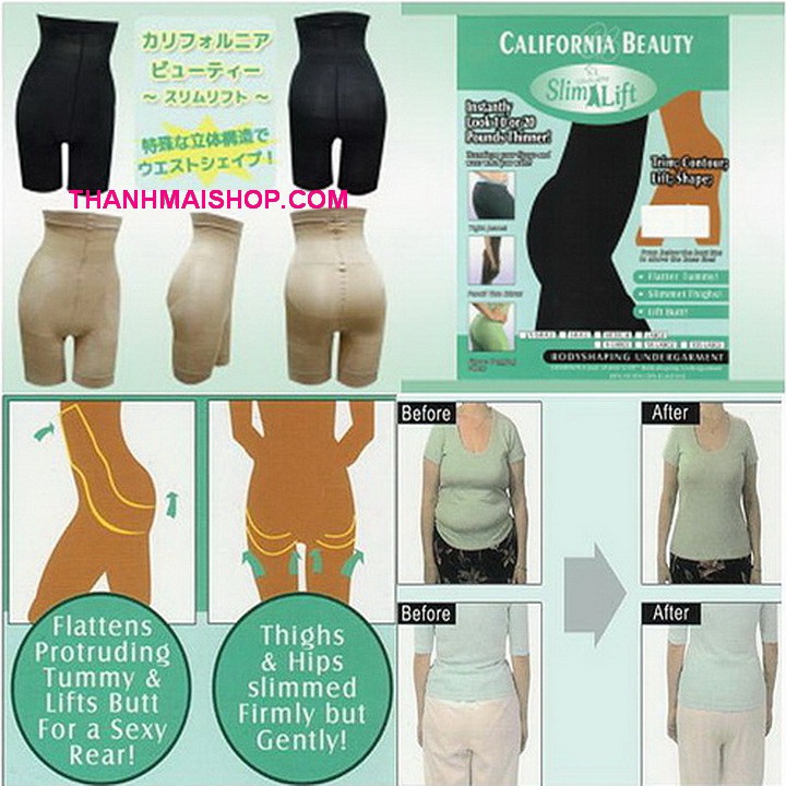 Quần gen bụng dạng đùi GQ002 Slim Lift-California Beauty | BigBuy360 - bigbuy360.vn