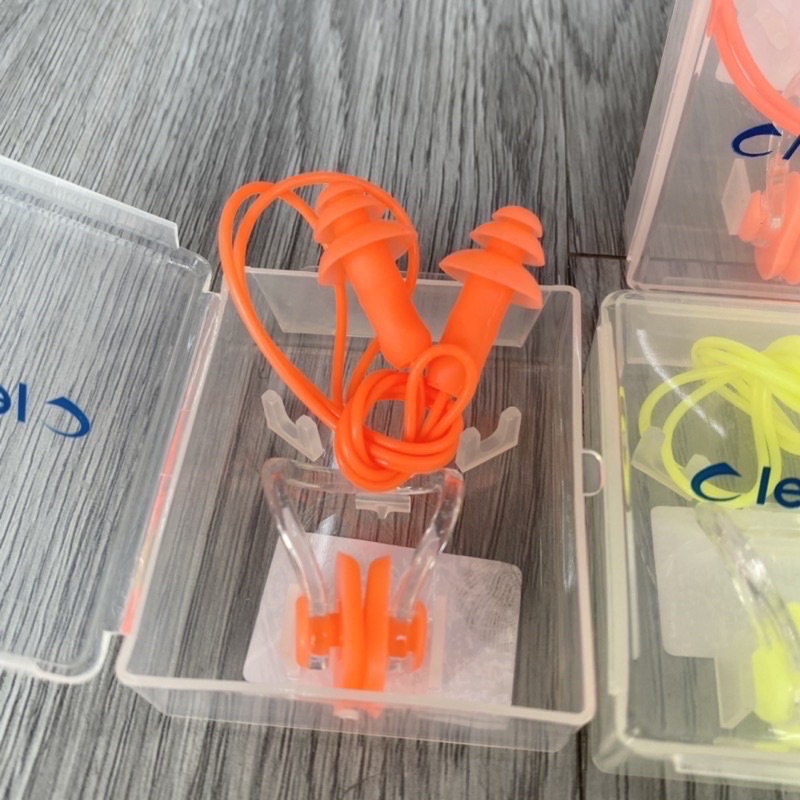 Combo Hộp Bịt Tai Bịt Mũi Bơi 2 trong 1 - Quyensports