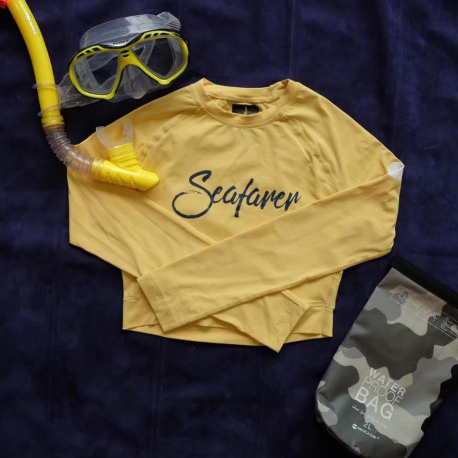 Áo bơi dài tay dáng croptop Seafarer Hàn Quốc nhiều màu [ẢNH THẬT] Vải co giãn, nhanh khô, giữ nhiệt cực tốt  ྇ '  ཾ ་ | BigBuy360 - bigbuy360.vn