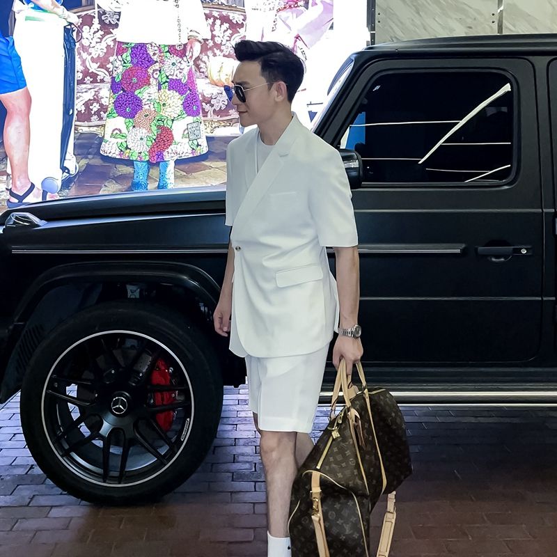 Set đồ vest ngắn thời trang Hàn Quốc trẻ trung cho nam