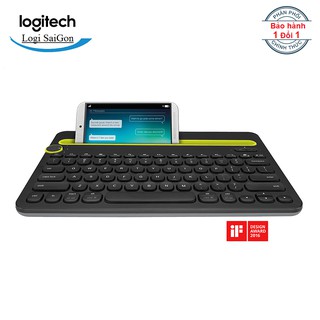 Bàn phím Bluetooth đa thiết bị Logitech K480 [Đen - Trắng]