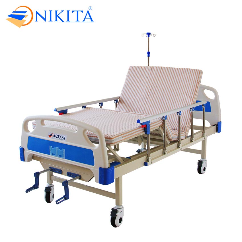 Giường bệnh Y tế ba chức năng, nâng đầu, nâng chân, tích hợp bô vệ sinh - chính hãng NIKITA DCN03