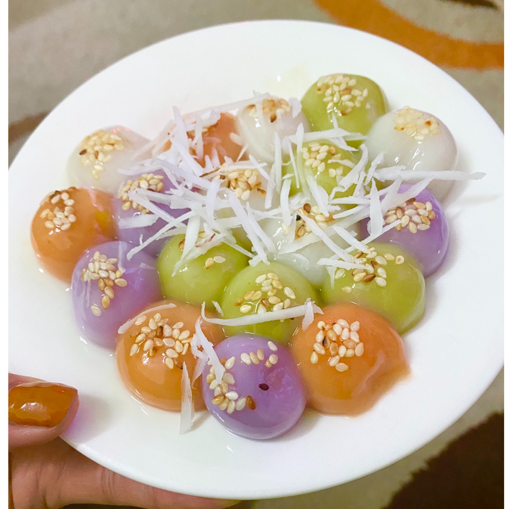 Sét bột làm bánh trôi ngũ sắc bột (1kg)