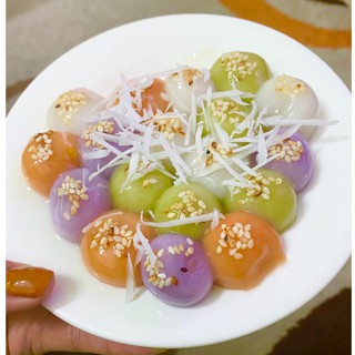 Sét bột làm bánh trôi ngũ sắc bột