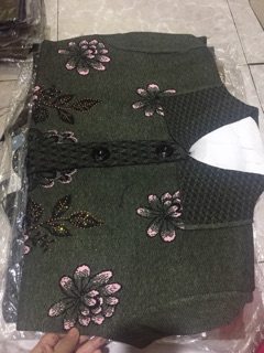 Áo khoác len trung niên dày dặn