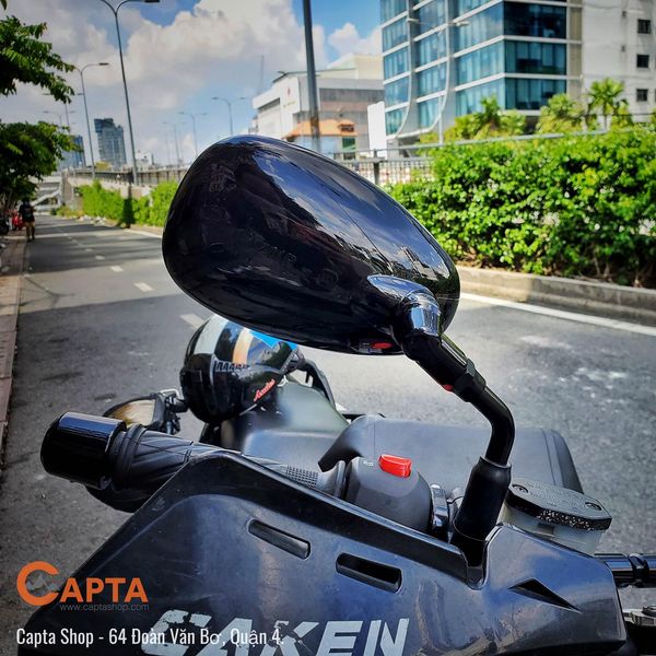 Kính chiếu hậu đen cho Suzuki EN150A