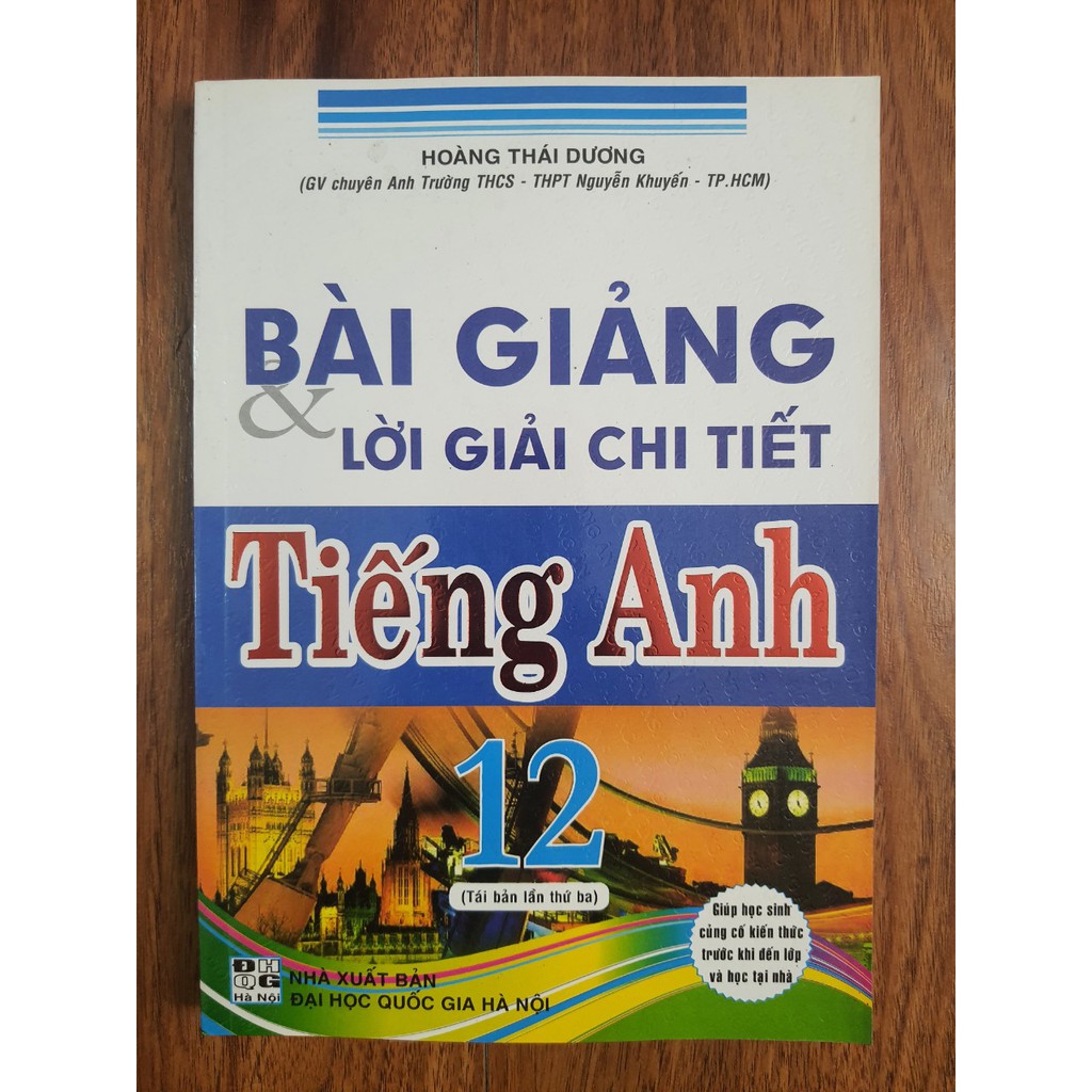 Sách - Bài giảng & lời giải chi tiết Tiếng Anh 12