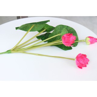 Hoa lụa/ Hoa sen nhí trang trí