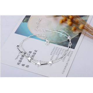 Vòng chân, lắc chân bạc 925 ngôi sao may mắn !