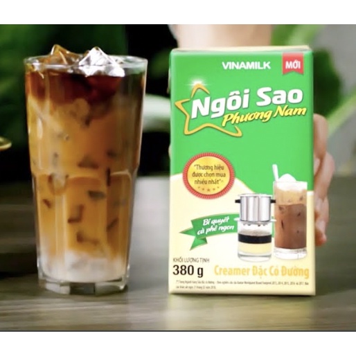 Sữa đặc Ngôi Sao Phương Nam hộp giấy 380ml