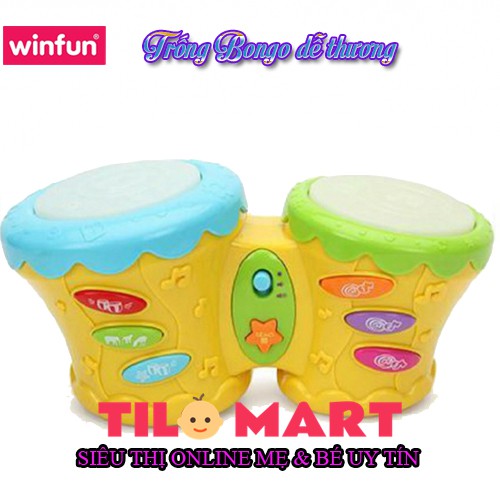 Trống Bongo dễ thương Winfun