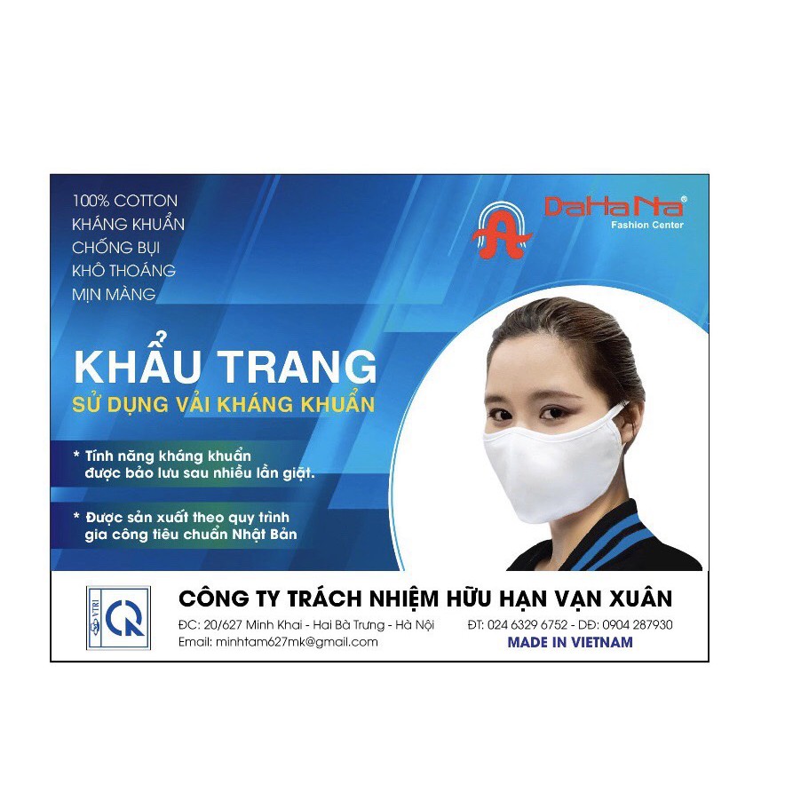 Khẩu trang vải dệt kim kháng khuẩn tuyệt đối - Khẩu trang vải người lớn và trẻ em chống bụi mịn kháng khuẩn | BigBuy360 - bigbuy360.vn