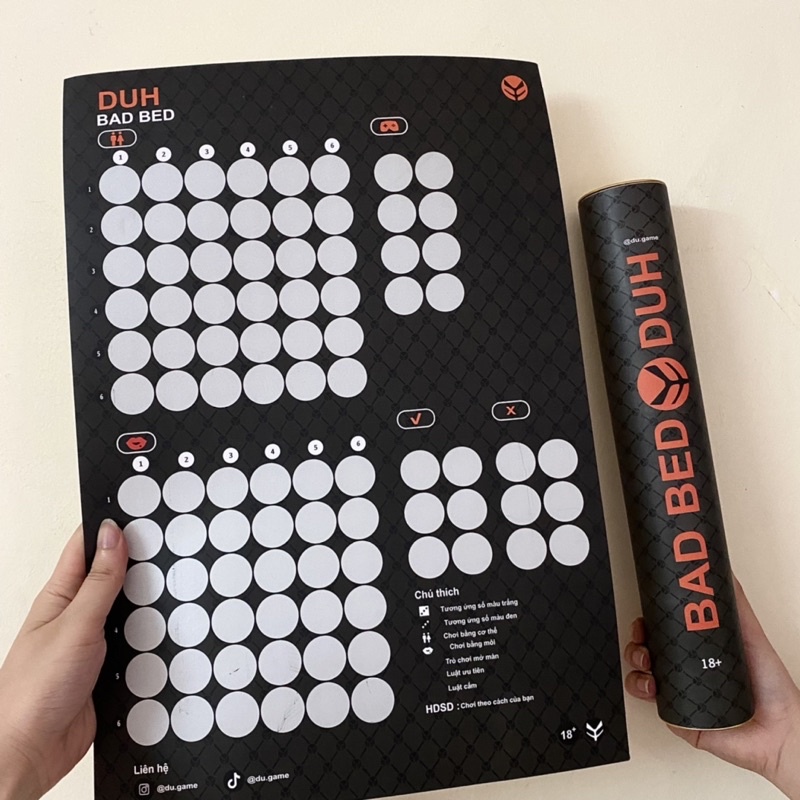 Bảng Game Bad Bed Trò Chơi Nâng Tầm Cảm Xúc Cho Cuộc Yêu Hot Nhất Dành Cho Các Cặp Đôi , có sẵn