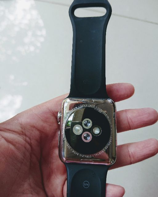 Đồng hồ thông minh Apple Watch Series 1 bản thép 42mm full 99% đủ phụ kiện
