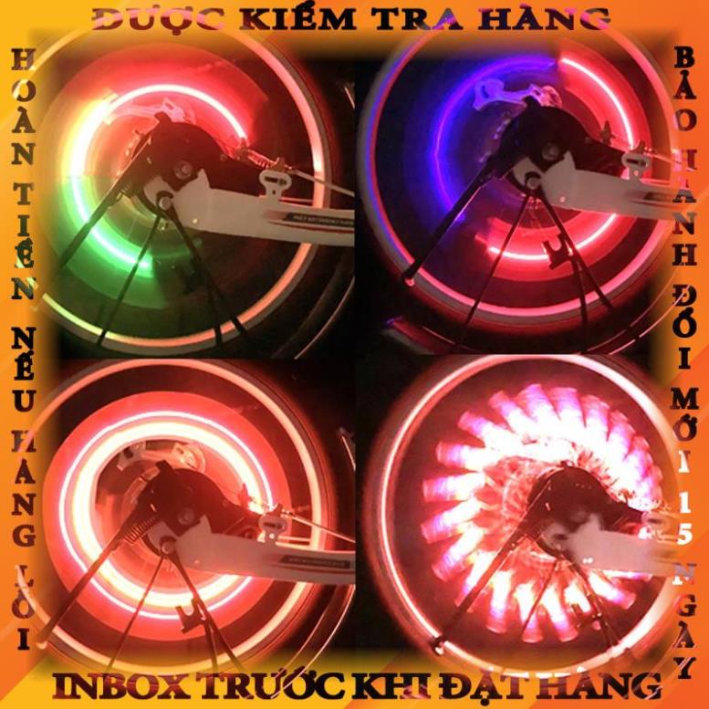 Đèn LED phát sáng trang trí mâm xe độc đáo thích hợp cho xe hơi / xe đạp / xe máy nhocslun