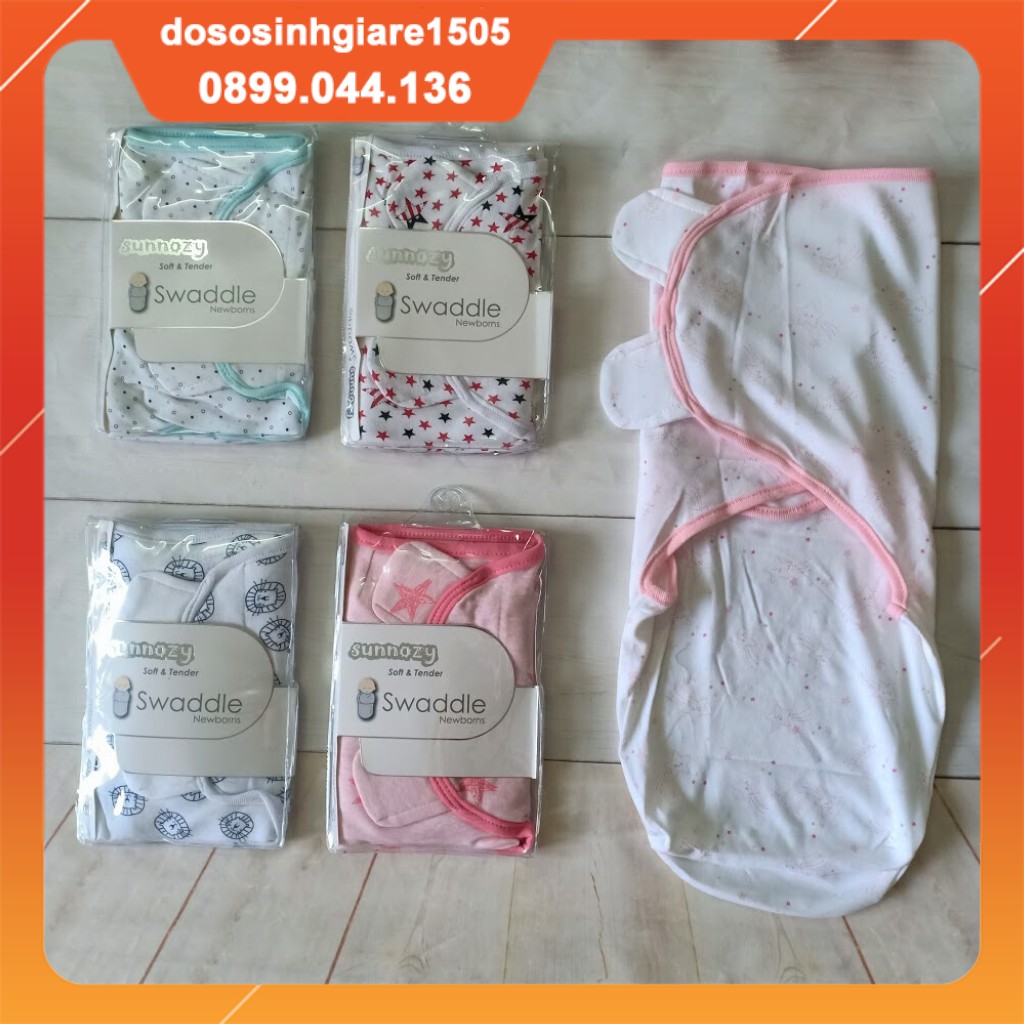 Ủ kén Cotton Sunnozy cho bé sơ sinh