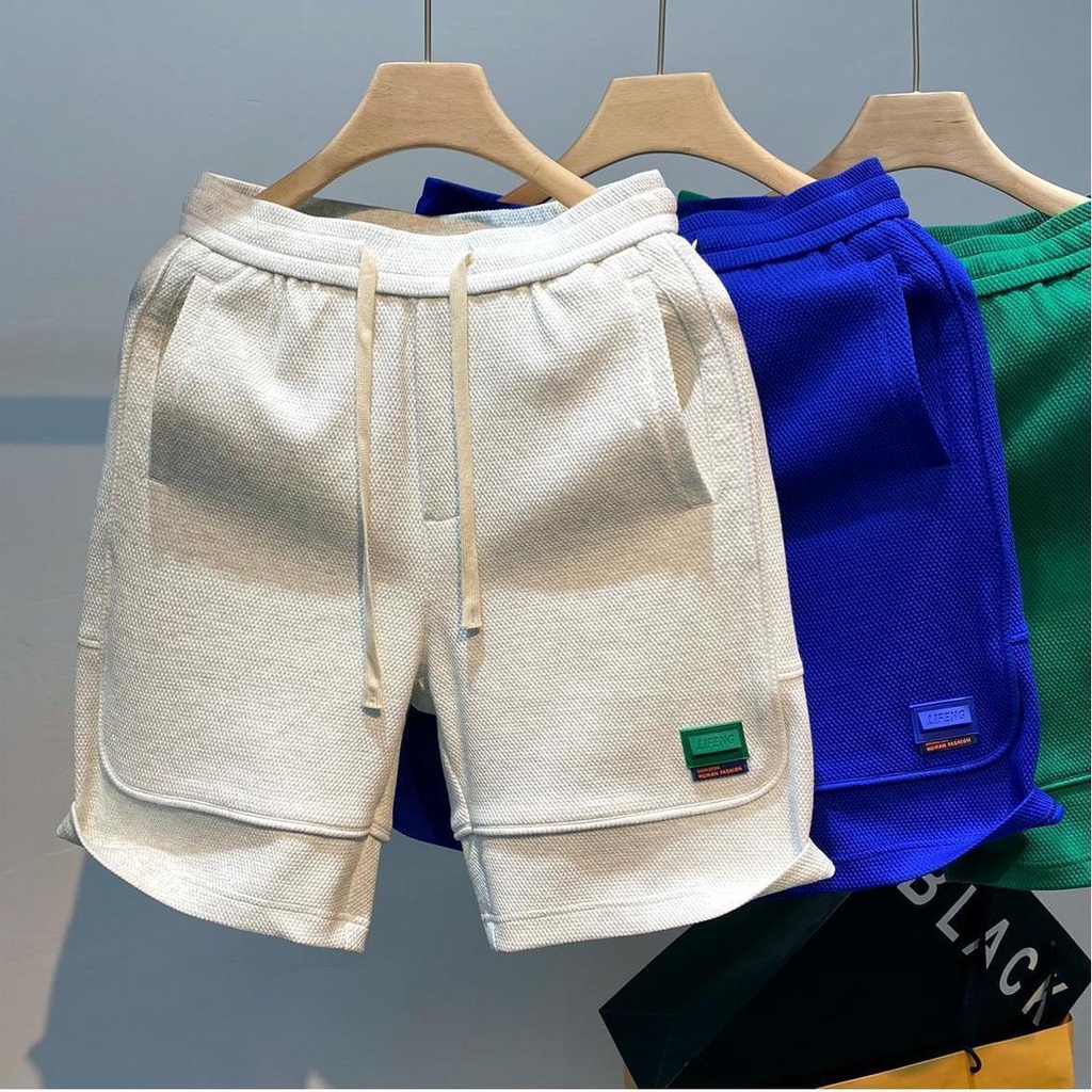 Quần Short Nam Phối Nhãn Hiệu Phong Cách Mỹ