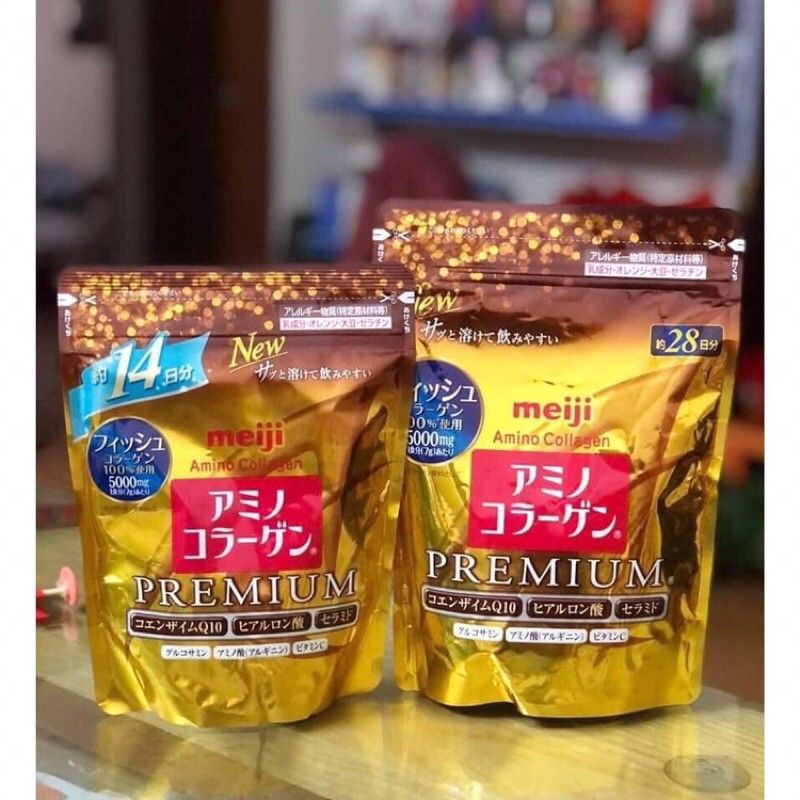 Bột collagen meiji vàng