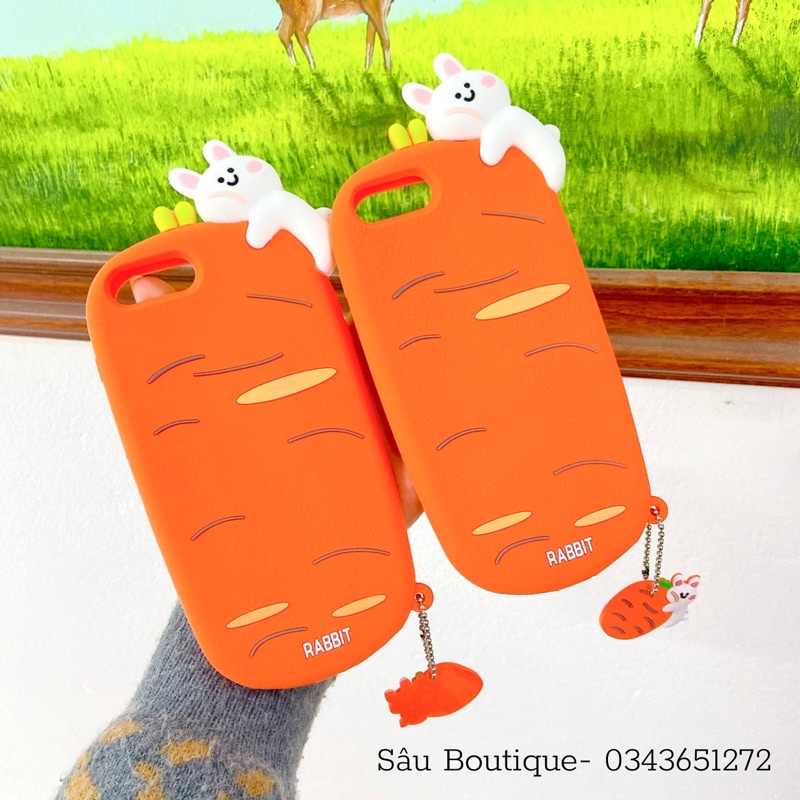 Ốp lưng iphone 6pl/6spl silicon hình thú cú mèo, doraemon, gấu brow, mèo kitty