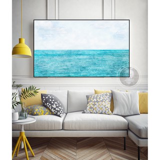 Tranh canvas treo tường biển xanh và bầu trời LIN85 - 80 x 50 cm